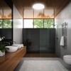 B.K.Licht - Bathroom Ceiling Light with Remote Control, Adjustable Warm