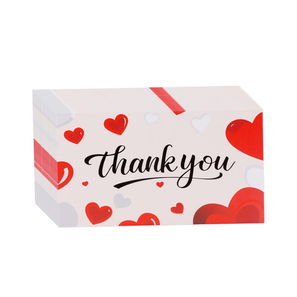 200Pcs Small Thank You Cards, 2" x 3.5" Business Card