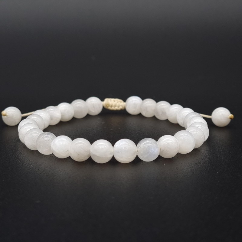 Pulsera de Piedra Luna 100% Natural | Balance, Equilibrio Emocional