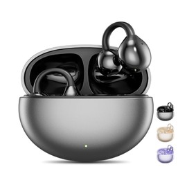 【2025 New Model】 Ear Clip Wireless Earbuds Open Ear Bluetooth 5.4 Hi-Fi Sound Leak Prevention Low Latency HD Call 50 Hours Playback IPX5 Waterproof Lightweight 5g Does Not Block Ears Comfortable Fit