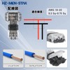 20-Piece T-Shaped 2-Pin Wiring Connector Car Connector Branch Wiring Connector