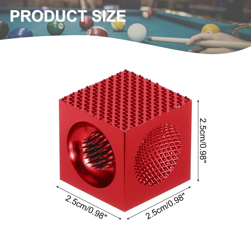 PATIKIL Cube Billiard Pool Cue Tip Repair Tool, 5-in-1 Pool