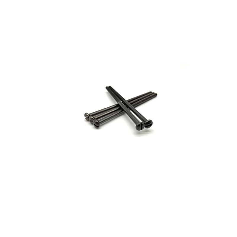 Jones DIY M3.5 Black Nickel Electrical Socket Screws, 75mm, For