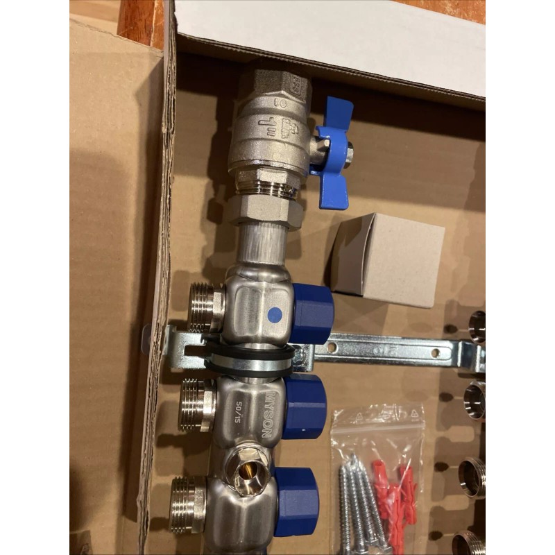 Myson Comfort Fit with Regolux Flowmeters Manifold PEX SSMANI-8 8