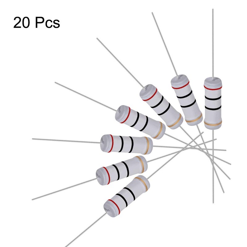 sourcing map 3W 3W Metal Oxide Film Resistor Axial Guide