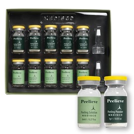 메디스코 약초필링 해초 얼굴각질제거 파우더1g+솔루션8ml 5세트 Mediscope Herb Peeling Seaweed Face Exfoliating Powder 1g + Solution 8ml 5 Sets, 1개