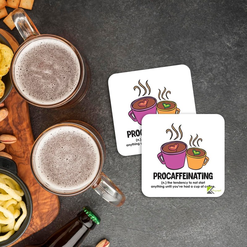 CS233 Defination procaffeinating Novelty Funny Coffee Tea Drink Gift Glossy