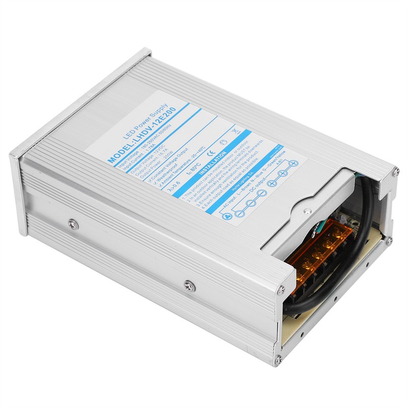 Rainproof Switching Power Supply Aluminum Alloy Material for LED Lights