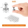 AiQInu Pack of 24 Magnets Strong 16 x 20 mm,