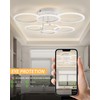 SEABLE Modern LED Ceiling Light Dimmable Ceiling Light Fixtures with