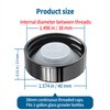 Hufopik 6 Pack 38mm Growler Caps, Beer Bottle caps Compatible