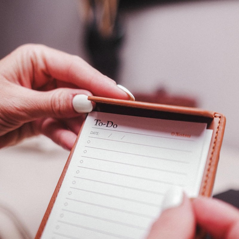 Notsu Note Card Holder | Minimalist 3x5 Inch Index Card