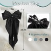 MIKONIKO MIKONIKO Silky Satin Hair Bows - 4PCS Ribbon Bows