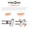 Fidlock Trinkflasche & Halterung Twist Bottle Uni Base Set, 590