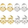 Dorkis 4 Pares de Levantadores de Oídos Ajustables, Earring Backs,