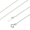 Sears Sv 925 Cut Ball Chain Necklace, Silver, Silver