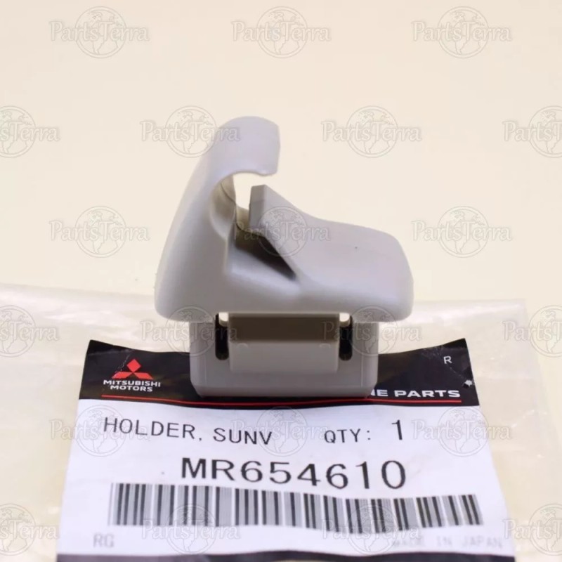 Mitsubishi MR654610 Genuine OEM 2008-2021 MITSUBISHI Sun Visor Beige Clip