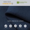 TRITON LINEN 100% Pure French Linen Tablecloths,65Inches Round Table Clothes