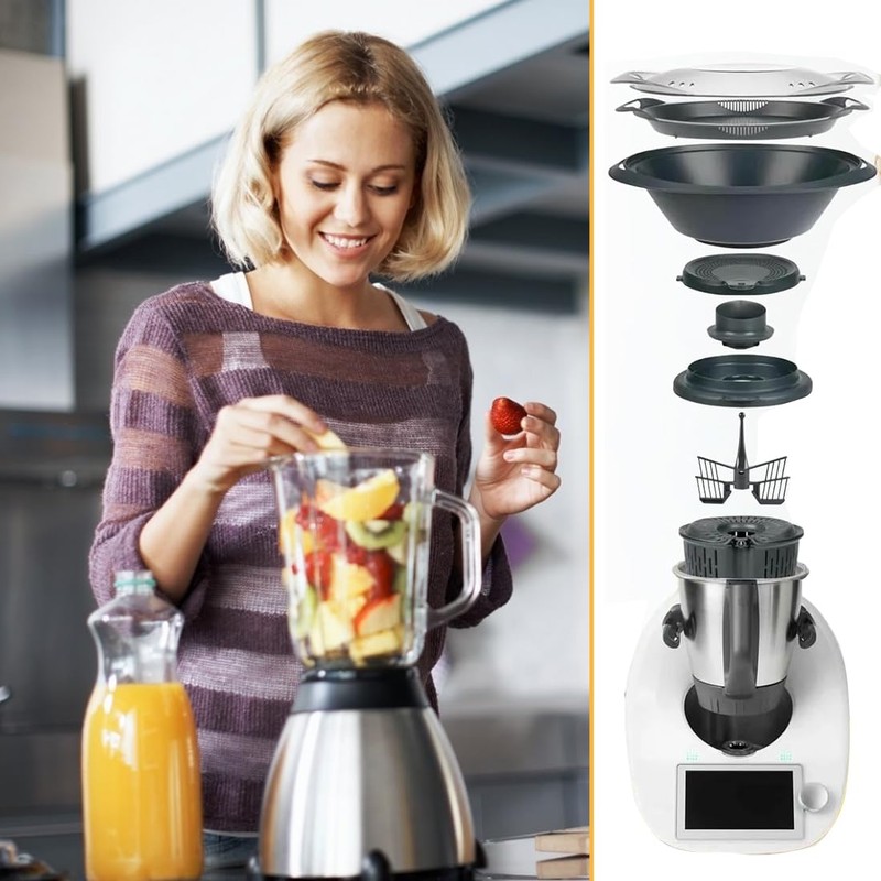 NHPY 1 Piece Mixing Attachment for Thermomix, Butterfly Mixing Attachment