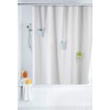 Wenko "Anti Mould Shower Curtain, White, 180 x 200 cm
