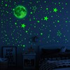 Copeflap 1049 Pieces Glow Star Wall Stickers Glow in the