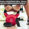 Unbranded Anti-Slip Workout Grips - Ergonomic Rubber Hand Protector Gloves