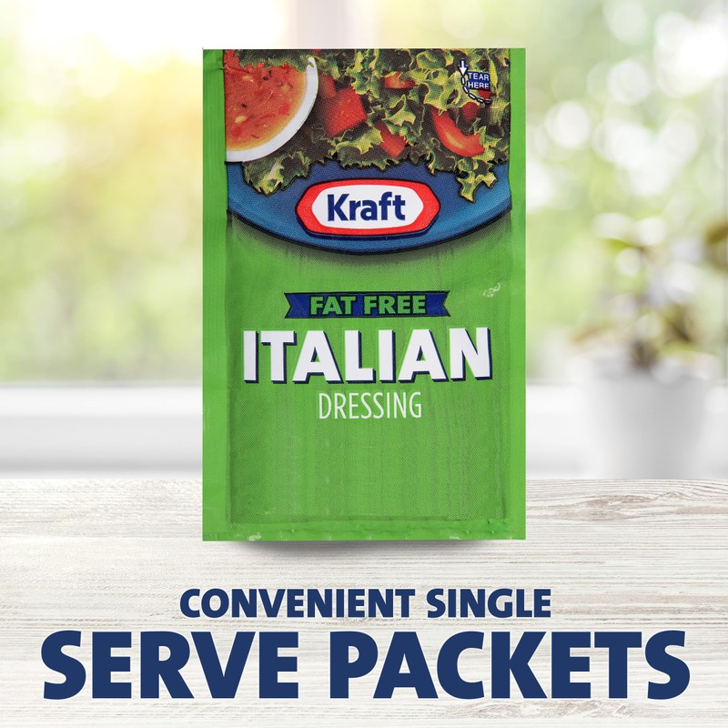 Kraft Fat Free Italian Salad Dressing Single Serve Packet (1.5