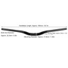Wheel Track Handlebar Replacement Aluminum Alloy Bike Riser Bar 31.8mm