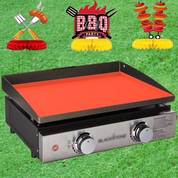 22" Silicone Mat for Blackstone Griddle Top, 100% Silicone Protective