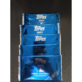 2021 TOPPS SERIES 2 BASEBALL HOBBY EXCLUSIVE  CHROME SILVER PACK SEALED.