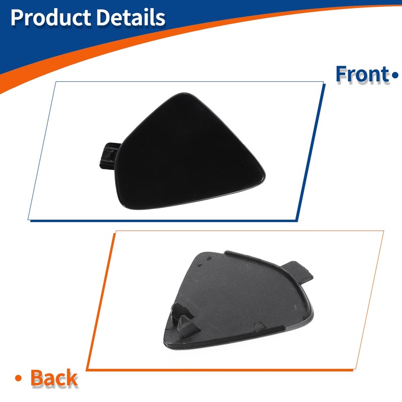 QUARKZMAN Towing Hook Cover Front Right Bumper Hook Cover Tow