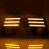 ECAHAYAKU LED Front Bumper DRL Fog Light With Sequential Turn