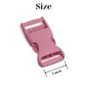 Sheriffdrink 5/8 Inch Paracord Bracelet Buckles 4 Pack, Light Pink