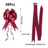 Prmape Pack of 30 Gift Bows Deep Red, Bow Wedding