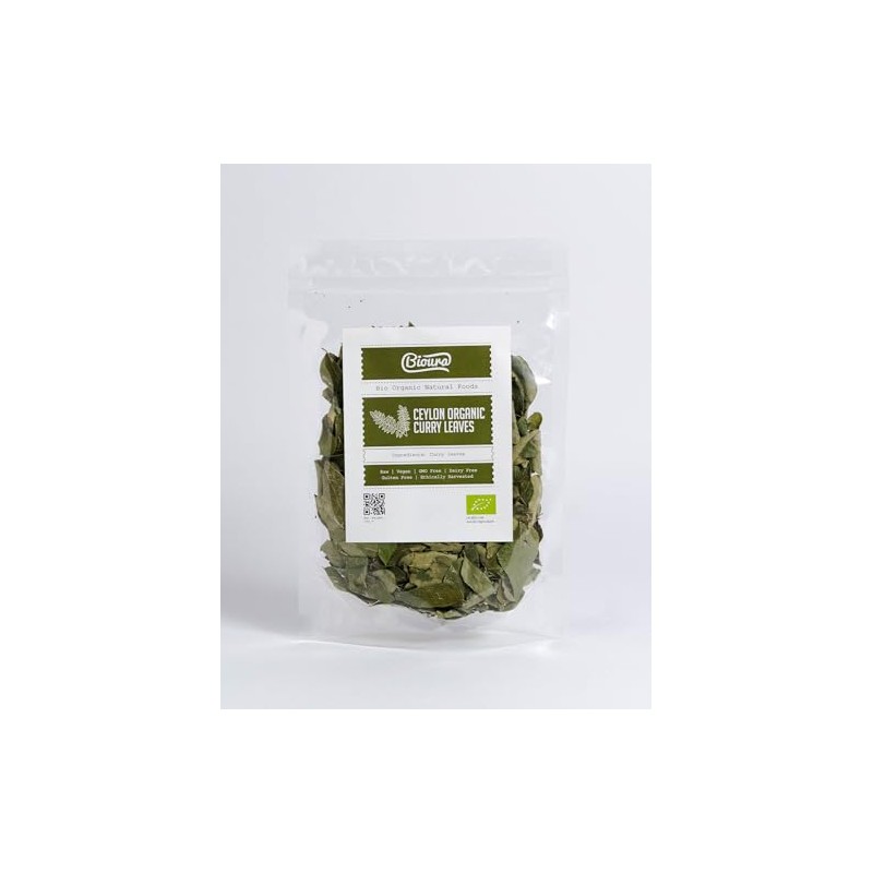 Ceylon Organic Curry Leaves 25g, Rich Aroma, Unique Flavour, Taste,