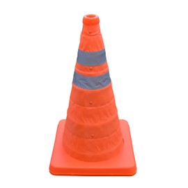 12 Inch Collapsible Traffic Multi Purpose Pop Up Reflective Safety Cone, Work Area Protection, Emergency Roadside Barrier