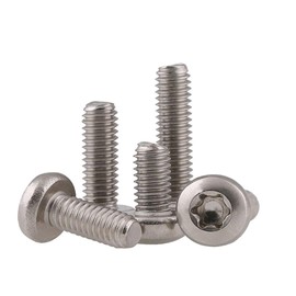 BOZONLI Rounded Head Screws Torx M2.5 - Hexalobular Machine Screws Stainless Steel Round Head Screws M2.5 x 8 mm Pack of 100