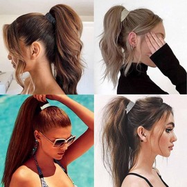 Women Small Hair Clips Barrettes Grips, 3 PC Hair Claw for High Ponytail Diamante Sparkly Hair Accessories Crystal Hairpins, Wedding Guest Everyday Wear Prom Party Ponytail Holder Women Girls Gift