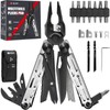 Gift for Men, BIBURY Multitools, Outdoor Multi Tool Foldable Pliers