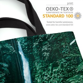 VOID Waterfall Bali Indonesia Bag 33 x 33 x 14 cm 15 L Shopping Bag Shopper Shopping Bag, multicoloured, Casual