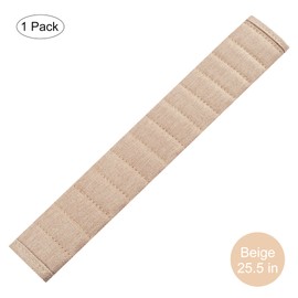 HighnessHwoo Car Seatbelt Covers Cushion Shoulder Pads Protector Sleeve for Adults, Auto Extra Long Seat Belt Strap Cover Decorations for Women, Kids, Honda, Trucks Accessories, 1pc, 25.5in, Beige