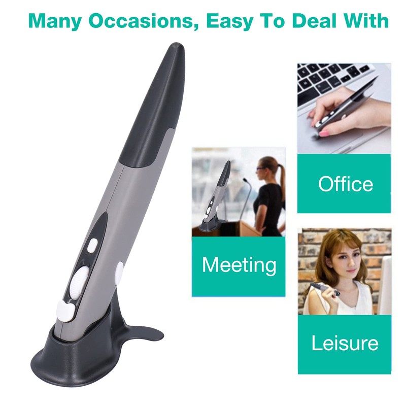 Annadue Wireless Optical Pocket Pen Mouse, Ergonomics 2.4G USB Wireless