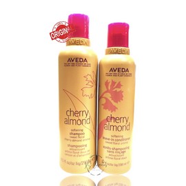 Aveda Cherry Almond Softening Shampoo 8.5 oz & Leave-in Conditioner 6.7 oz Duo
