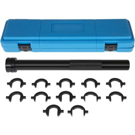 ACZCR Inner Tie Rod Removal Tool Kit 13 Pcs Tie Rod Removal Tool SAE and Metric Sizes Inner Tie Rod Removal and Installation Tools Set with 12 Crowfoot Adapters 1/2 Inch Drive Tube w/Case