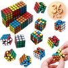 36 Pack Mini Cubes Bulk, 3x3 Magic Puzzle Cubes 1.18in,