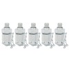 5Pcs Hydraulic Testing Adapter Thread Test Coupling Connectors Pressure Measuring