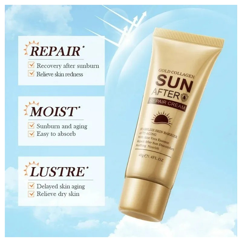 Kit De Protector Bloqueador Solar Gold Colágeno Sadoer Spf60