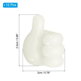 PATIKIL Cord Holders, 12 Pcs Cable Clips for Nightstand Wire Organizer for Desk Wall Car Office Management Charger Computer Housewarming Gifts, White