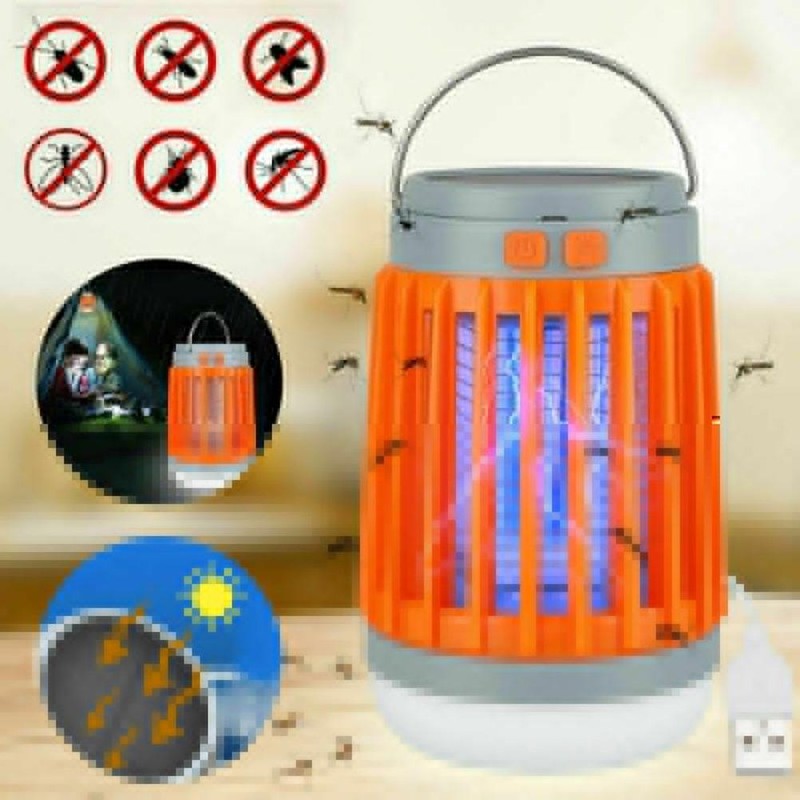 Solar USB Mosquito Killer Light Outdoor Waterproof Electronic Fly Insect