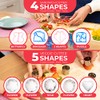 StarPack Juego de 4 sándwiches – Cortador para niños con